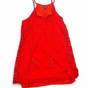 Lily Rose Red Lace Dress